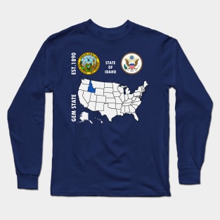 State of Idaho Long Sleeve T-Shirt